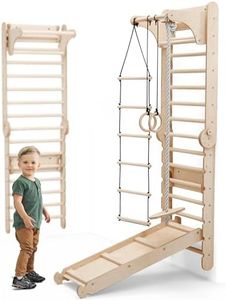 Palestra Coperta per bambini con scala Svedese GOODEVAS - Set da Arrampicata Palestrina Montessori