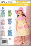 Simplicity 1450 Toddler Girl's Dres