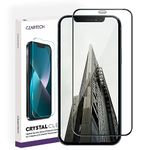 CZARTECH Super Tough Pro Tempered Glass for iPhone 12 | iPhone 12 Pro Edge to Edge Screen Protector with Easy Cleaning Kit (Pack of 1)