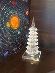 Vastu Shubharambh Crystal Education Tower for Studies, Concentration and Disciplined Mind at Office and Home. Prepared from fine Quality of Crystal Glass for Vastu Remedy, Office/Home.