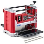 ZELCAN 33 cm Benchtop Thickness Planer, 15A 2000W Wood Planer Machine with Dual Blades & 20000 Cuts per Min, Electric Planer with Extended Infeed & Outfeed Table Dust Chute for Woodworking