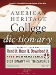 The American Heritage College Dicti
