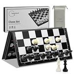 Magnetic Chess Set, 12.5inch 3 in 1