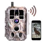 BLAZEVIDEO Wildlife Camera WIFI Bluetooth with App, 32MP 1296P Game & Trail Cameras with 120°Motion Sensor, 36pcs IR LEDs Night Vision Hunting Camera, IP66 Waterproof animal cameras for outdoors