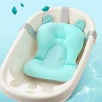 Baby Bath Cushion Pad Baby Bather Infant Bath Support Newborn Bath Seat Pad Bath Seat Support Net Floating Soft Baby Bath Pillow Non-Slip Newborn Bath Tub Cushion Cute Bath Mat for Newborn 0-12 Month