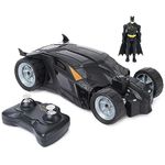 DC Comics, Batman Batmobile Remote Control Car, Easy to Drive, Compatible with Batman Figures, Kids’ Toys for Boys and Girls Aged 4 and Up