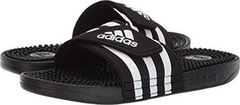 adidas Women's adissage Sandals, Core Black/Footwear White/Core Black, 9 M US