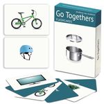 Go Together Flash Cards | 40 Matching Cards | Vocabulary Builder | Speech Therapy Materials for Adults and Children | Autism Learning Materials | ESL Classroom Teaching Materials | Aphasia Cards