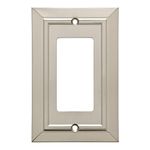 Franklin Brass W35219-SN-C Classic Architecture Single Decorator Wall Plate/Switch Plate/Cover, Satin Nickel