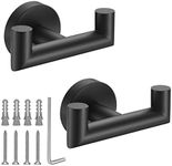 Towel Hooks for Bathrooms,Matte Bla