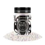 Sweet Spell Luster Dust Edible Glitter (15g) - Shimmer Pearl Dust Powder for Decorating Cakes, Chocolate, Drinks, Cocktails - 100% Edible, Food Grade, Vegan, Gluten-Free (Pearl White)