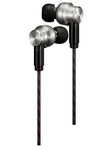 JVC HA-FD01 in-Ear Headphones - Interchangeable nozzles and Dual-Carbon Dynamic Drivers (Japanese Edition, Grey Import)