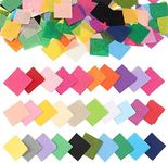 Outuxed 4800pcs 1Inch Tissue Paper Squares, 30 Assorted Colors Precut Craft Paper, Tissue Paper Squares for Arts Craft DIY Scrapbooking Scrunch Art and Any Kid Art Projects