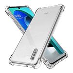 KrKis LG Velvet Bumper Back Case Cover | Ring Holder & Kickstand in-Built | Excellent 360 Degree Protection Kickstand Back Case for LG Velvet-Transparent