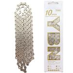 DJC Bike Chain 10 Speed for Road Bike MTB Mountain with Quick Link YBN for Shimano Sram System and KMC