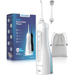 ORACURA Smart Water Flosser OC150 LITE with 150ml water tank capacity White | Portable & Rechargeable | IPX7 Waterproof | 3 Modes | Flossing at Home and Travel | 365 Days Warranty