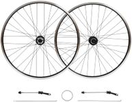 WEEROCK Bike Wheelset 29 Inch MTB Wheel Set Aluminium Alloy Double Wall Rims for Mountain Bike， Front & Rear Wheelsets for DISC and Rim Brake compatibes with 12 Speeds Freewheel,Cassette