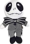 illuOKey Jack Skellington Plush Doll Nightmare Before Christmas Toys - Pumpkin King Plush Stuffed Lovely Baby Dolls (9.5 Inches, Black)