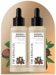 THE LIVING CO Shikakai + Bhringraj Stimulating Scalp Serum For Hair Growth 65ml with Bhringraj | for Men & Women (2 Month Pack)