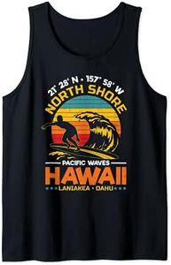 Playa Laniakea Costa Norte de O'ahu Surf Hawái Oahu Camiseta sin Mangas