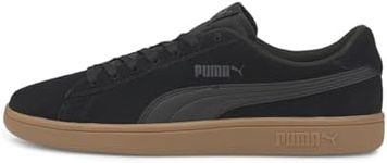 PUMA Men's Smash V2 Blk Shoes, Black Black, 10.5 US