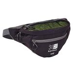 Karrimor Lightweight Raid Unisex Outdoor Belt Pack Waist Pack available in Black - 2 Litres