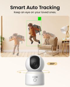 ZOSI 2K Indoor Security Camera – HD WiFi Surveillance