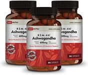 DailyNutra KSM-66 Ashwagandha 600mg Organic Root Extract - High Potency Supplement with 5% Withanolides | Supports Relaxation, Focus, & Energy (270 Capsules)