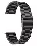 ZELFO Smart Watch Stainless Steel SS Strap Compatible for Citizen Cz Smart Smart Watch - Black