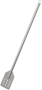 42" Stainless Stiring Paddle Mash Spatula Mixing Paddle Perfect for Cooking, Crawfish and Brewing, Grill, Seafood Boils, Durable 42-in Stainless Steel Stir Paddle Mixer Wide Huge Spatula Paddle