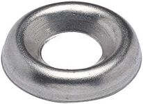 #10 Stainless Cup Countersunk Finish Washer, (100 Pack) - Choose Size, by Bolt Dropper, 18-8 (304) Stainless Steel