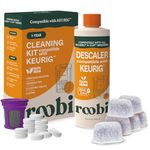 Roobi Descaling and Cleaning Kit for Keurig Coffe Maker - 1 year supply