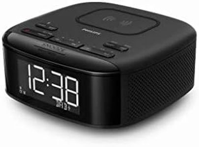 Philips Audio Philips R7705/10 DAB+/FM Digital Radio (Bluetooth, Dual, Sleep Timer, Automatic Time Synchronization, Battery Backup, Alarm Clock with Wireless Charging) – 2020/2021 Model