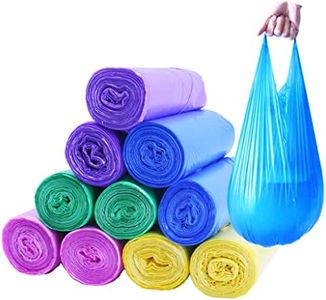 4 Gallon Trash Bag,200 Counts Thicken Value Small Trash Bags,Small Colorful Garbage Bags with Handle for Home Office Kitchen Bathroom Trash Can