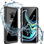 YMCCOOL Samsung Galaxy Note 9 Waterproof Case, Built in Screen Full Protector Shock/Snow/Dustproof Support Wireless Charging With IP68 Certified Underwater Perfect Waterproof Case for Samsung Note 9