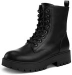 mysoft Women's Combat Boots Platfor