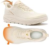 Men's Orthopedic Wide Sneakers: Diabetic Plantar Fasciitis Hammer Toes Outdoor Walking Shoes, Lightweight Support Neuropathy High Arch Adjustable Gowalk Sneakers Beige Size 10