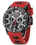 AIMES Watches for Men Red Stylish A