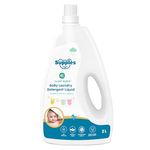 Amazon Brand - Supples Baby Laundry Detergent Liquid | 2 Litre | pH Balanced | Anti-bacterial | Contains Aloevera & Neem Extract | Plant based - Free from Harsh Chemicals