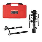 VEVOR Coil Spring Compressor Tool, 2 pcs Heavy Duty Macpherson Strut Spring Compressor Set, 2646 lbs Strut Spring Compressor with Safety Bracket and Carrying Case, for Car Truck ATV UTV
