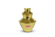 Shripad Steel Home Combo of Miniature Brass Kalsi Big and Small Toy.