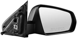 Dependable Direct Right Passenger Side Textured Power Operated Non-Folding Side View Mirror for 2008-2014 Dodge Avenger - Partslink # CH1321269