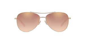 Coach Women's Hc7079 Sunglasses, Light Gold/Rose Gold Gradient Mirrored