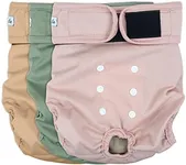 Grecle Washable Female Dog Diapers 