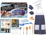 Easy Bake Oven Boy Bundle Includes Oven, Baking Tools with Chef Outfit, Pretzel Mix, and Cookbook