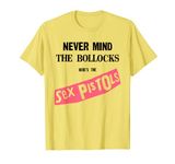 Sex Pistols Official Never Mind The Bollocks Yellow T-Shirt