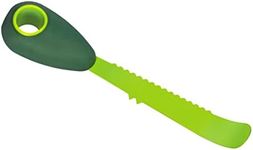 Kuhn Rikon 3-in-1 Avocado Knife with Non-Stick Coating, Green, 7.25 inch/18.42 cm