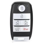 Keymall Keyless Entry Remote 6 Buttons Proximity Key Fob Replacement for Kia Sedona 2015 2016 2017 2018 2019 2020 2021(FCC:SY5YPFGE06 P/N:95440-A9300 ID47 Chip)