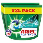 Ariel All-in-1 PODS Washing Liquid Laundry Detergent Tablets/Capsules, 120 Washes (60 x 2) Stain Remover For Clothes with Lenor Unstoppables, 2x Longer Lasting Freshness*