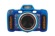 VTech KidiZoom Duo FX, Kids Camera with Colour Screen, 8MP, Photos, Selfies & Videos, AR Filters, 20 games, 75 photo & video effects, filters & frames, for Infants aged 3, 4, 5, 6, 7 + years, Blue